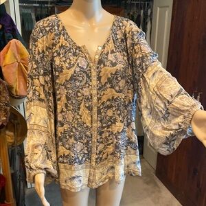 Spell Oasis Blouse in Nightshade